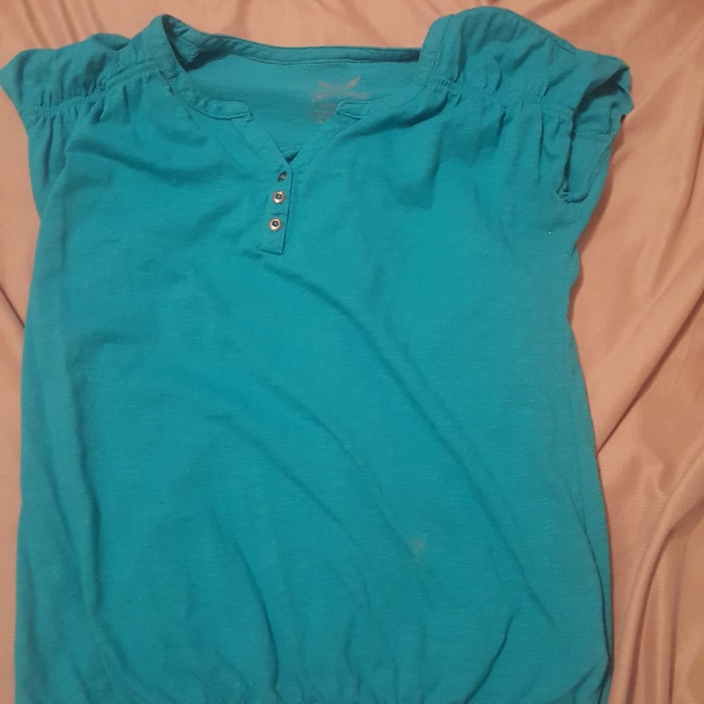 Faded glory XS blue top